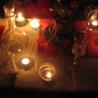 Painting by Candlelight 